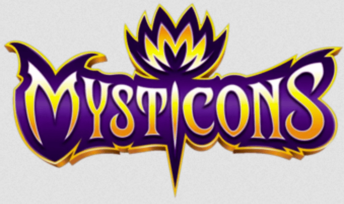 The logo of Mysticons.