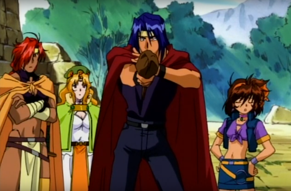 The four main characters of "Rune Soldier."