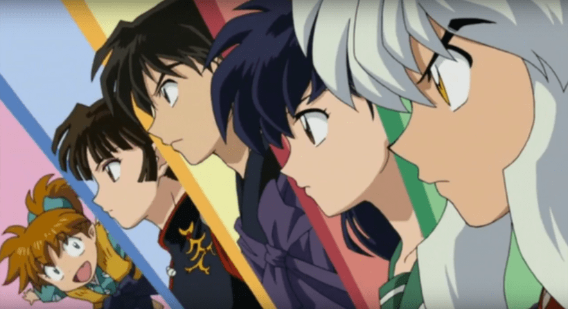 The main cast of "Inuyasha." Inuyasha: Sunrise and Viz Media.