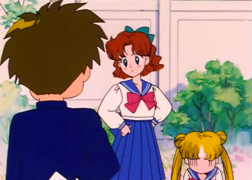 The same image of Sailor Moon and her friend at school from earlier in this post.