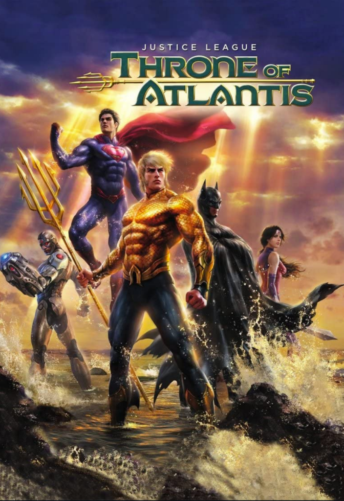 The cover of the DVD of the animated adaptation of "Throne of Atlantis."