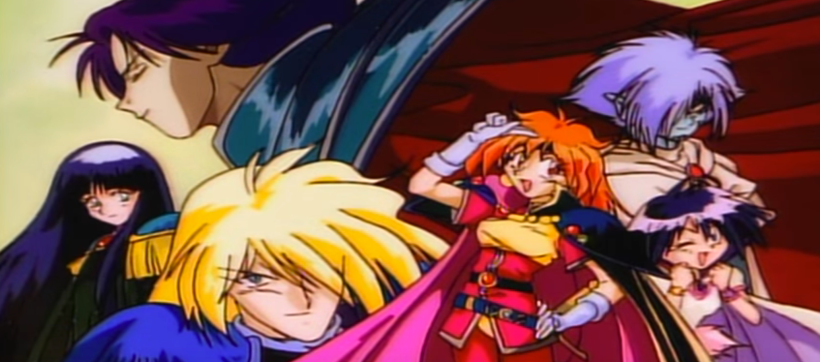 The main cast of "Slayers."