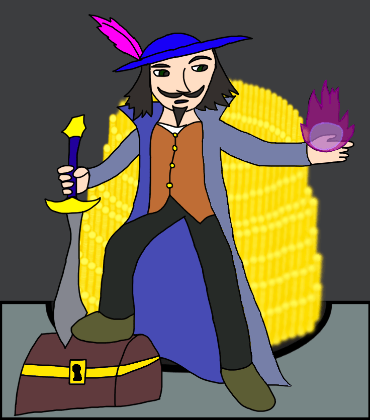 Captain Jonathan Fryte, Wizard-Pirate.