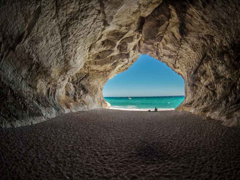 The view from inside a cave looking out to the sea. Pixabay on www.pexels.com