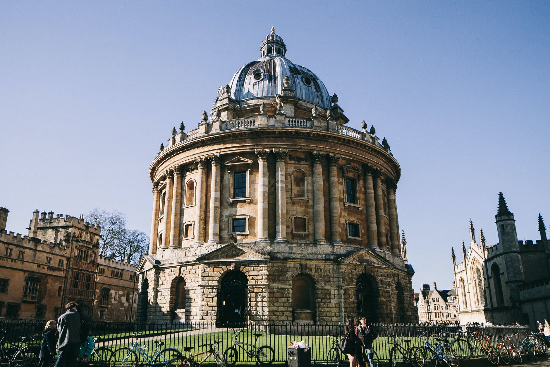 The University of Oxford's Radcliffe Camera building. Photo by Lina Kivaka on pexels.com