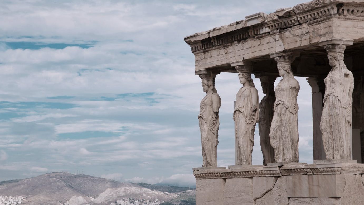 The corner of the caryatid porch of the Erechtheion on the Acropolis of Athens.
Photo by jimmy teoh on Pexels.com