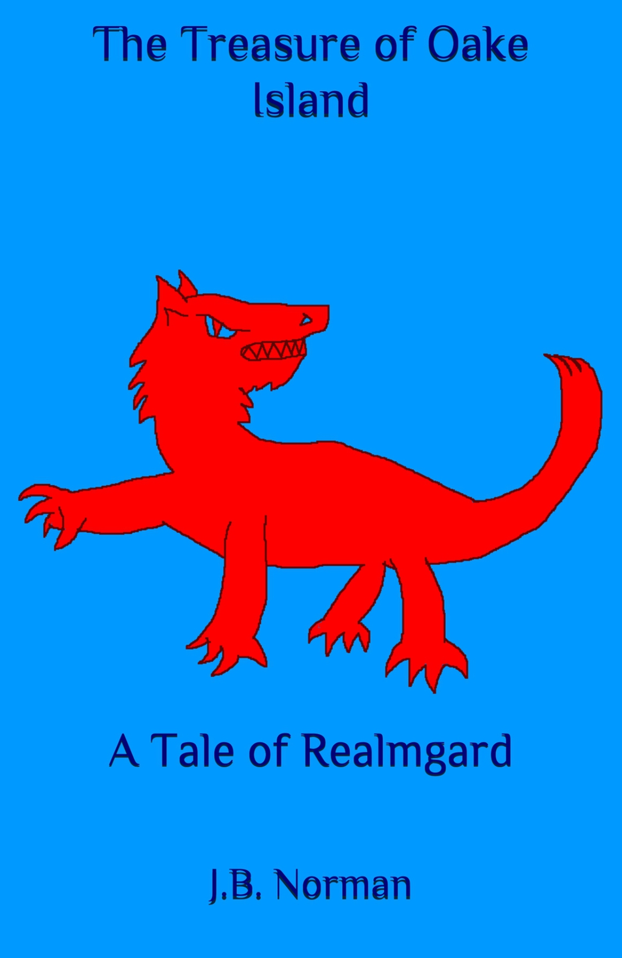 The original cover of "The Treasure of Oake Island."