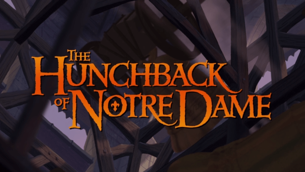 The title card of Disney's "The Hunchback of Notre Dame".
