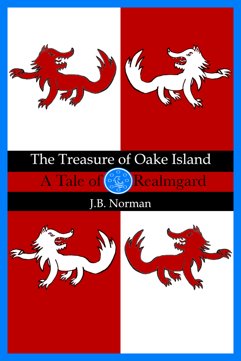 The updated cover of "The Treasure of Oake Island."