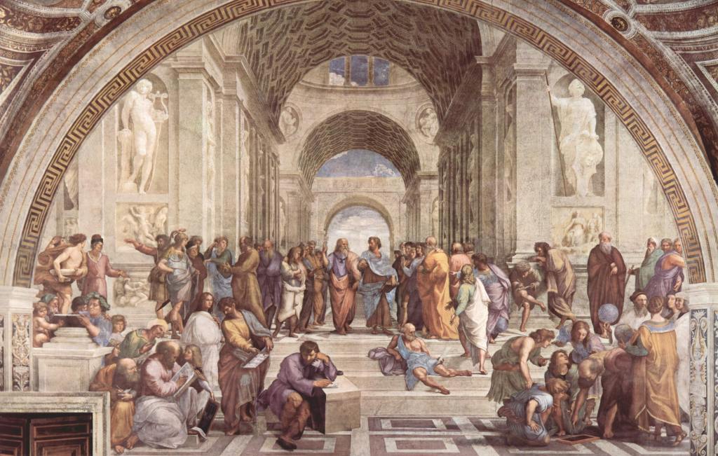 Raphael's "The School of Athens".