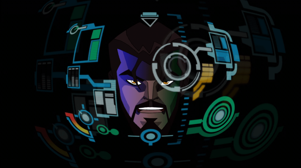 Iron Man from "The Avengers: Earth's Mightiest Heroes."