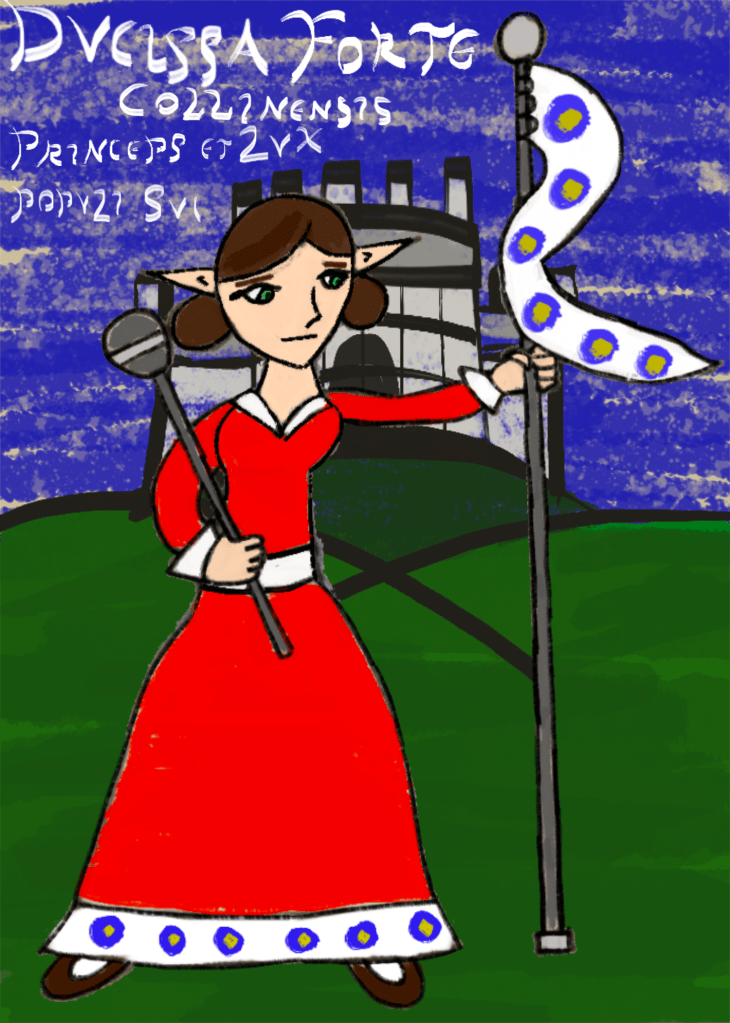 A painting of Duchess Forte.