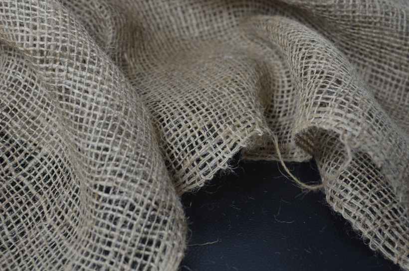 A burlap sack.