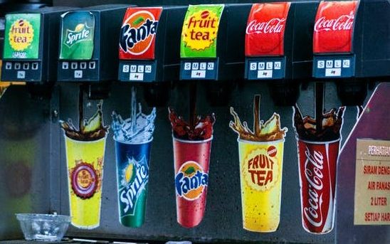 A fountain drink dispenser.