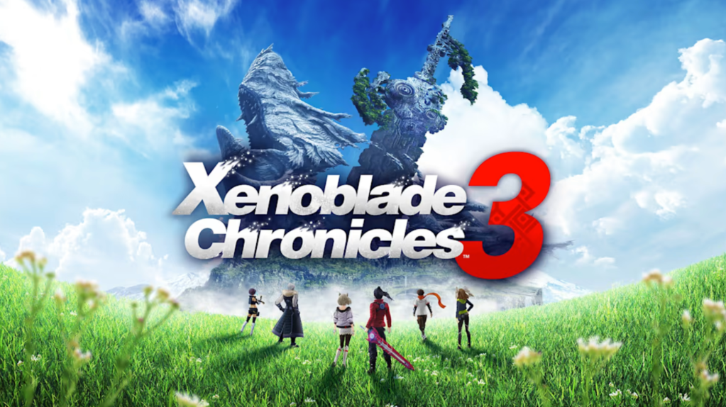 A promotional image for "Xenoblade Chronicles 3."