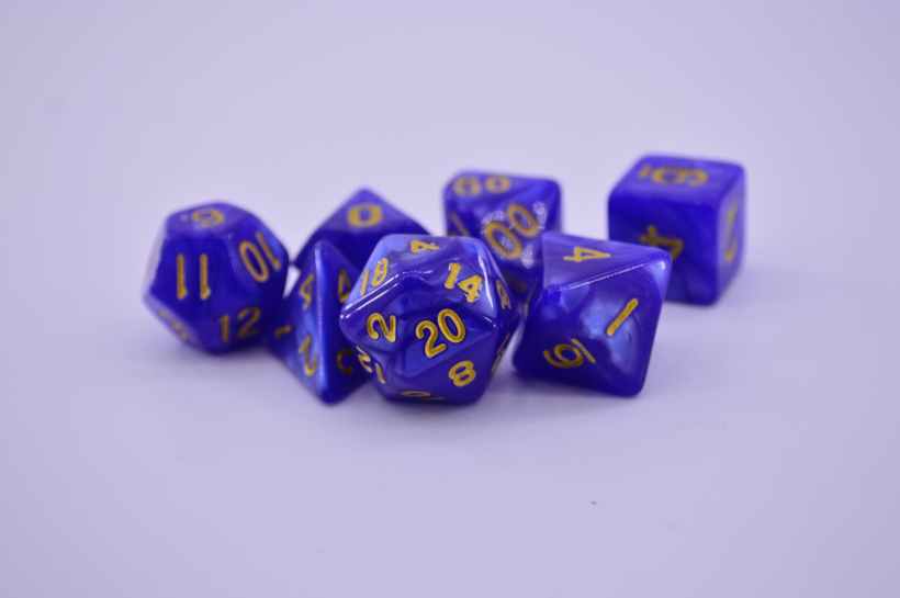 Polyhedral dice.