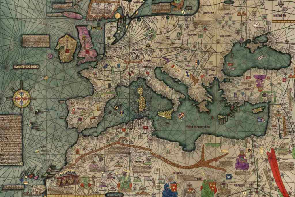 A section of the Catalan Atlas.