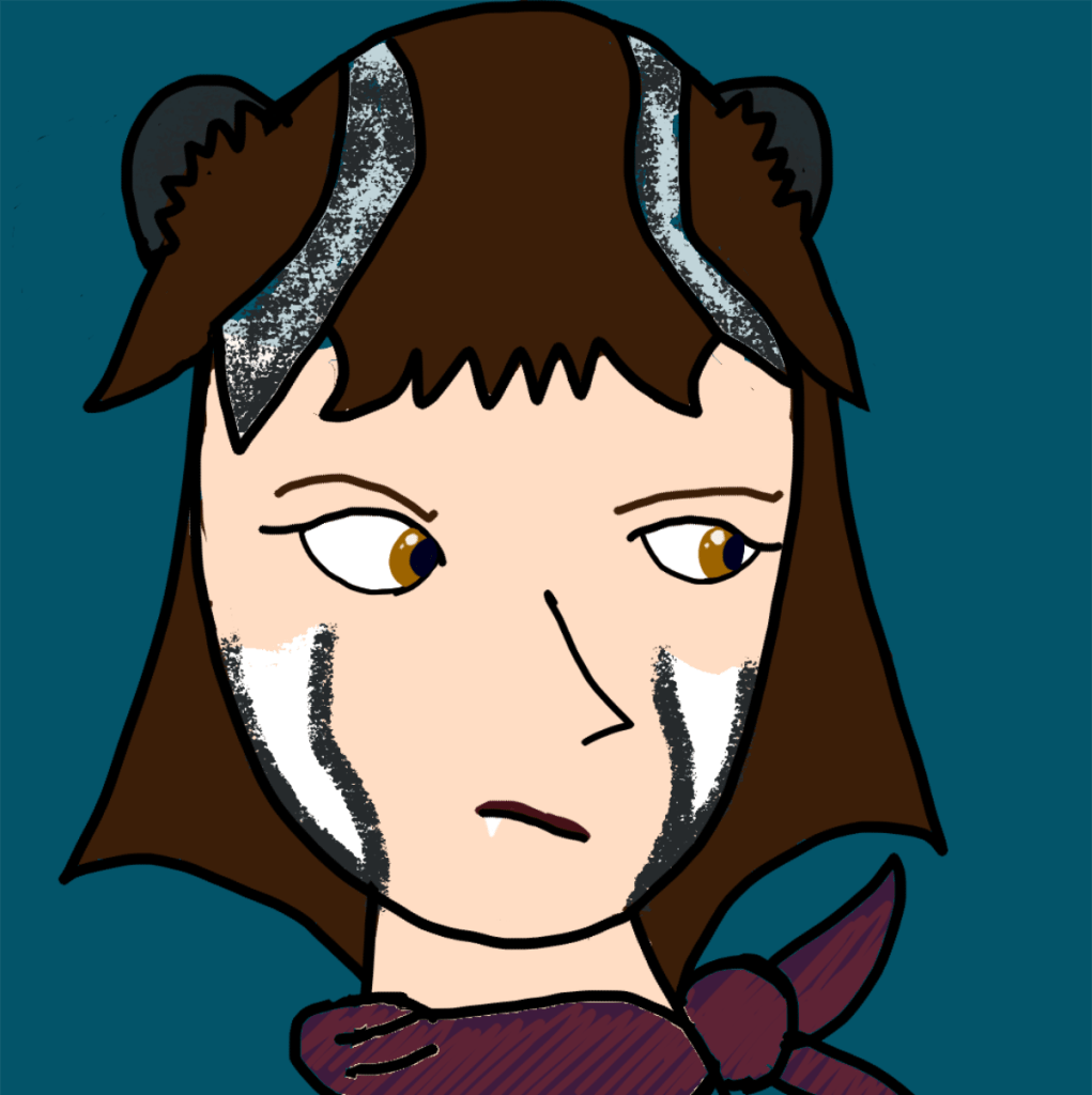 Melisa Grevling from the neck up.