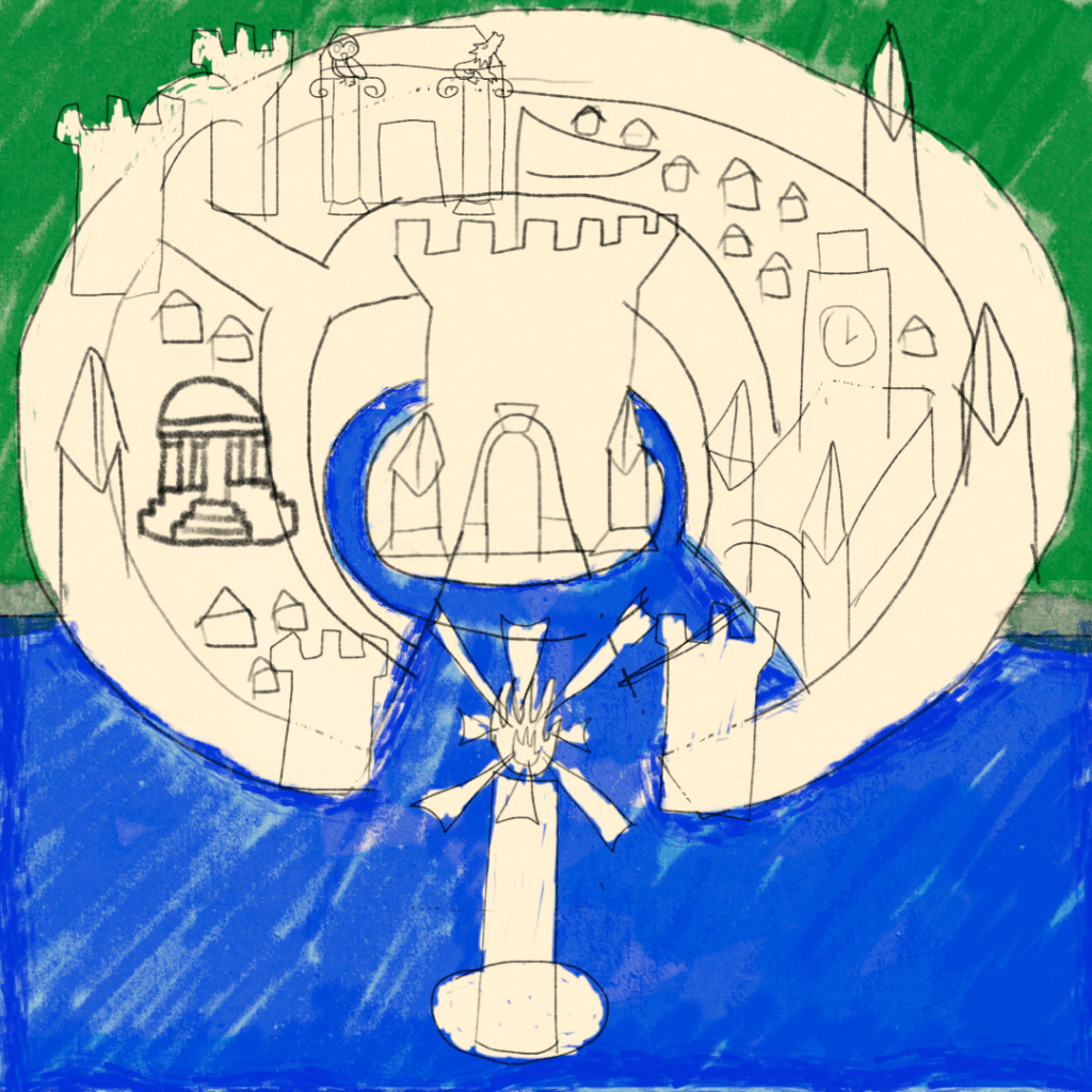 An in-progress map of Porthaven.