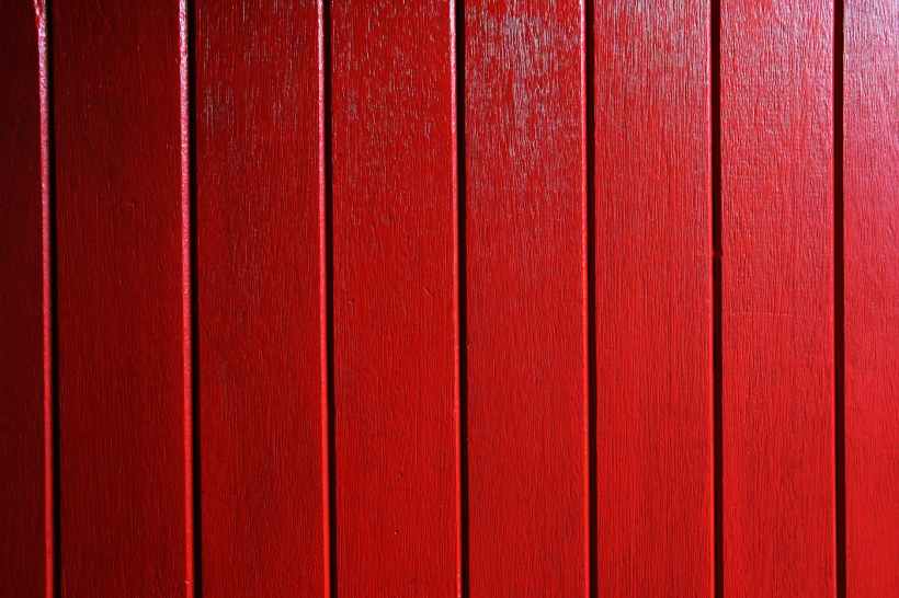 A red wall.