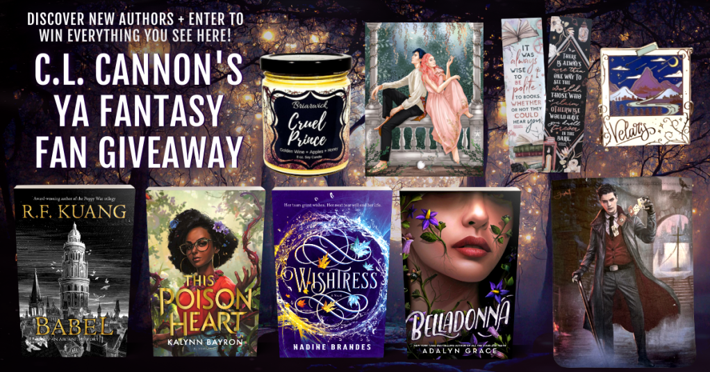 Promotional art for a Young Adult Fantasy giveaway.