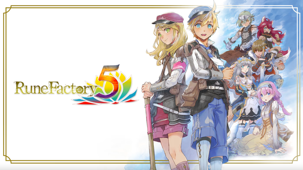 Promotional art for "Rune Factory 5."