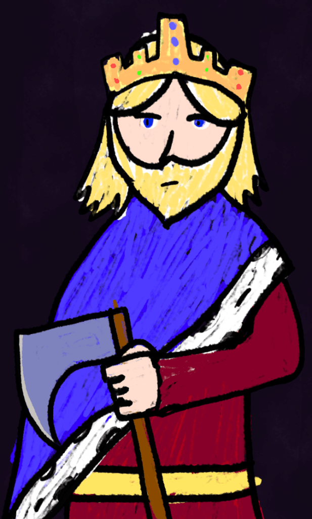 A portrait of King Lambert.