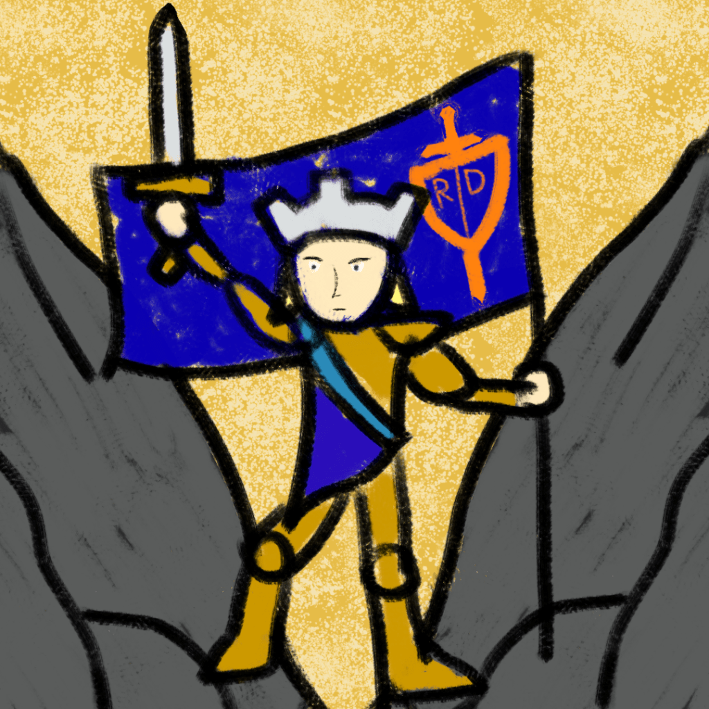 Leónides, the first King of Duradero.