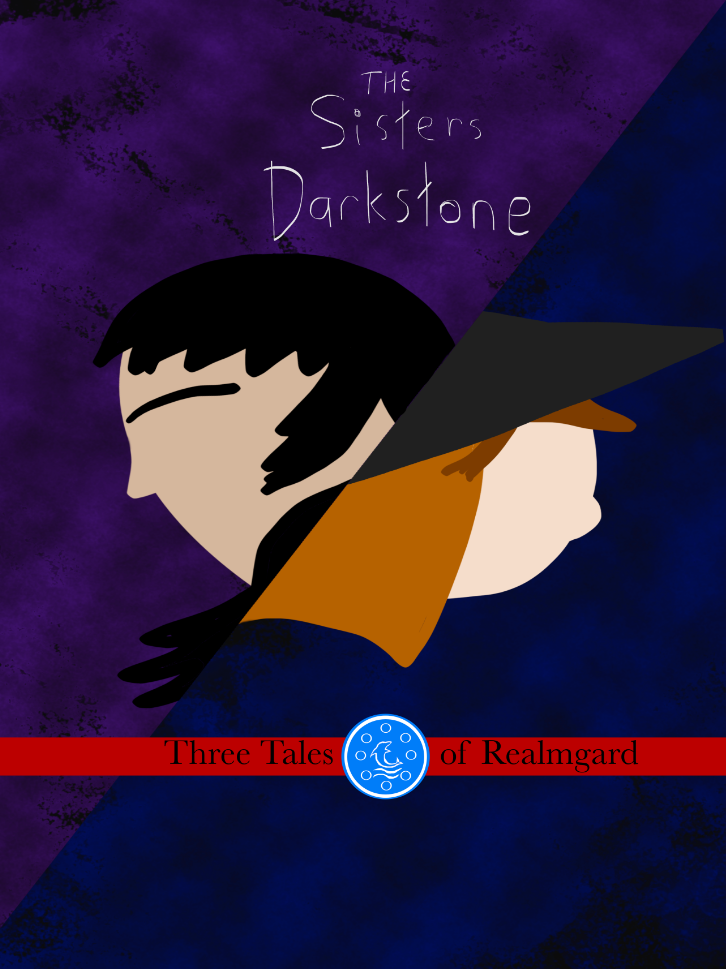 The cover of "The Sisters Darkstone."
