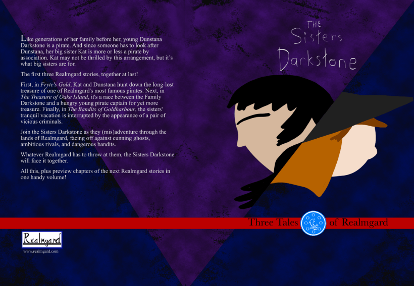 The cover of "The Sisters Darkstone."