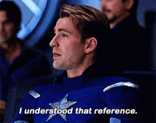 The "I understood that reference" scene from 'The Avengers.'