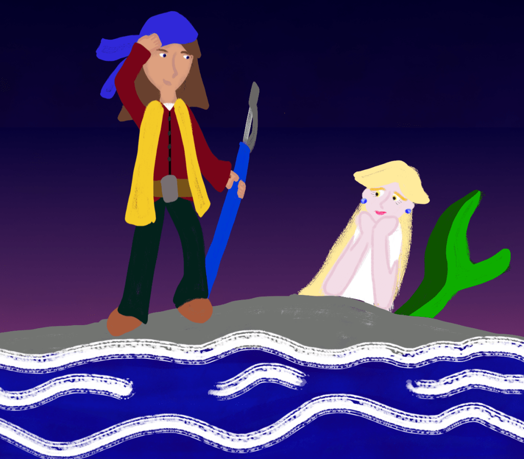 Guillaume Darkstone and the Mermaid.