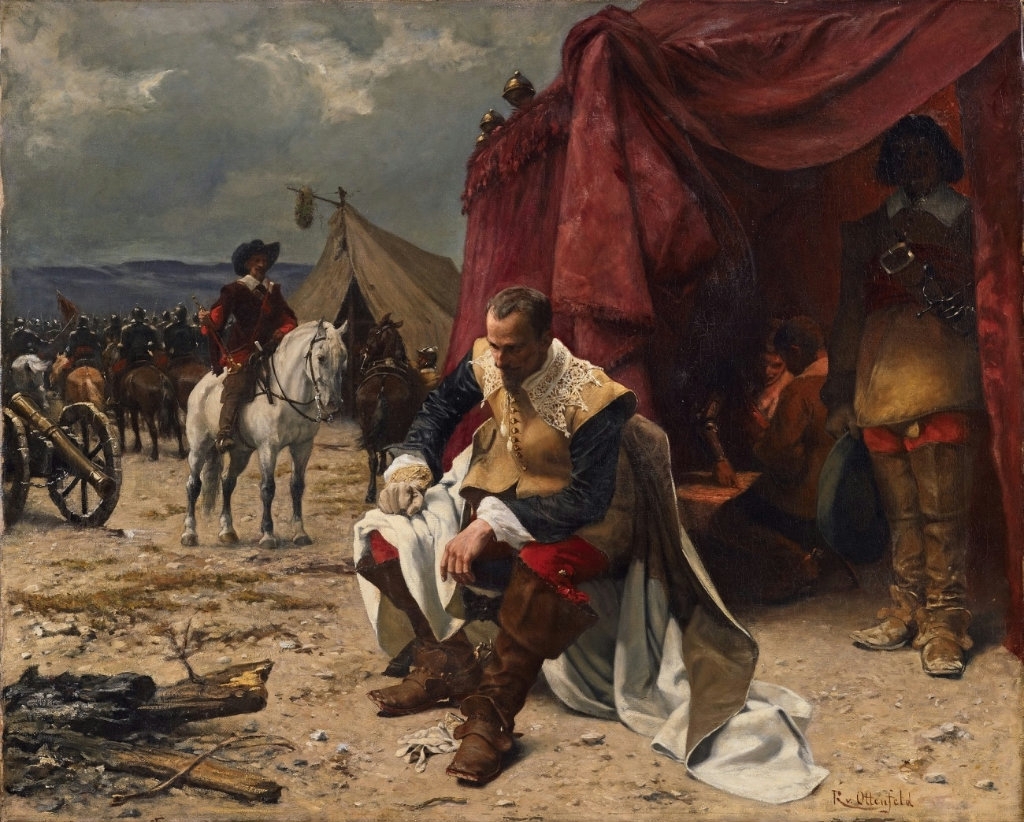 Rudolf Otto von Ottenfeld' painting "Wallenstein's Camp."