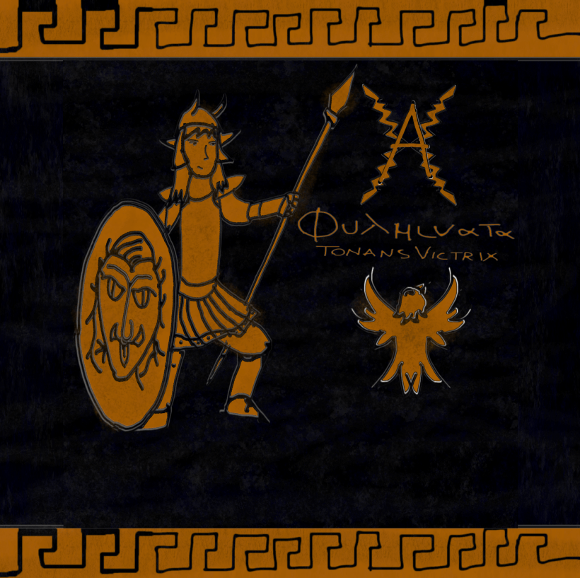 Red-figure art of the Amazon Fulminata.