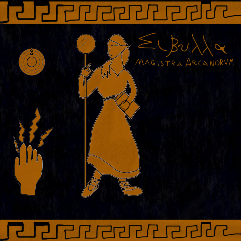Red-figure art of the Amazon Sibylla.