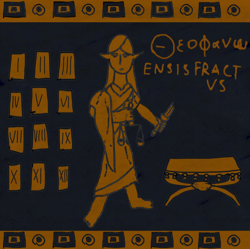 Red-figure art of the Amazon Theophano.