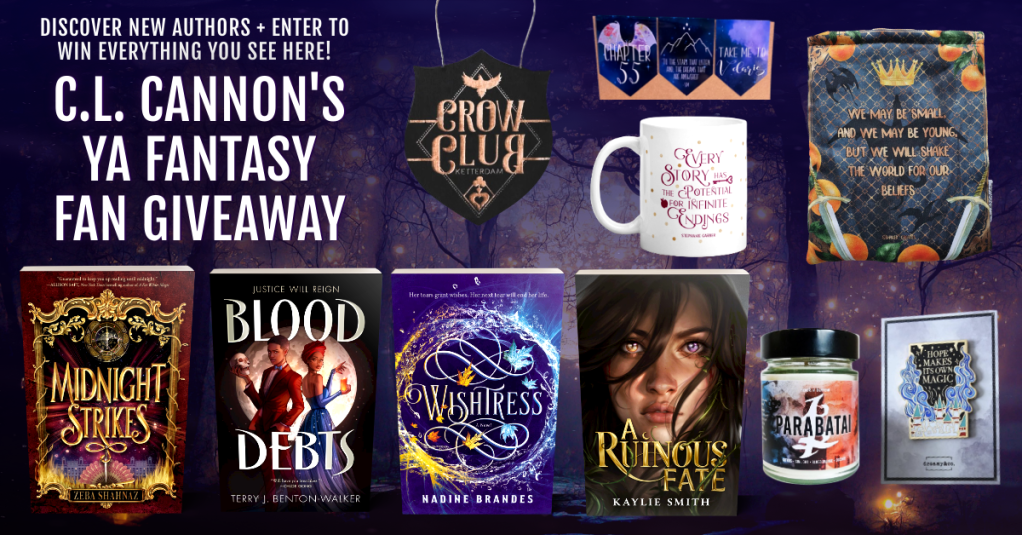 Promotional art for the YA Fantasy giveaway.