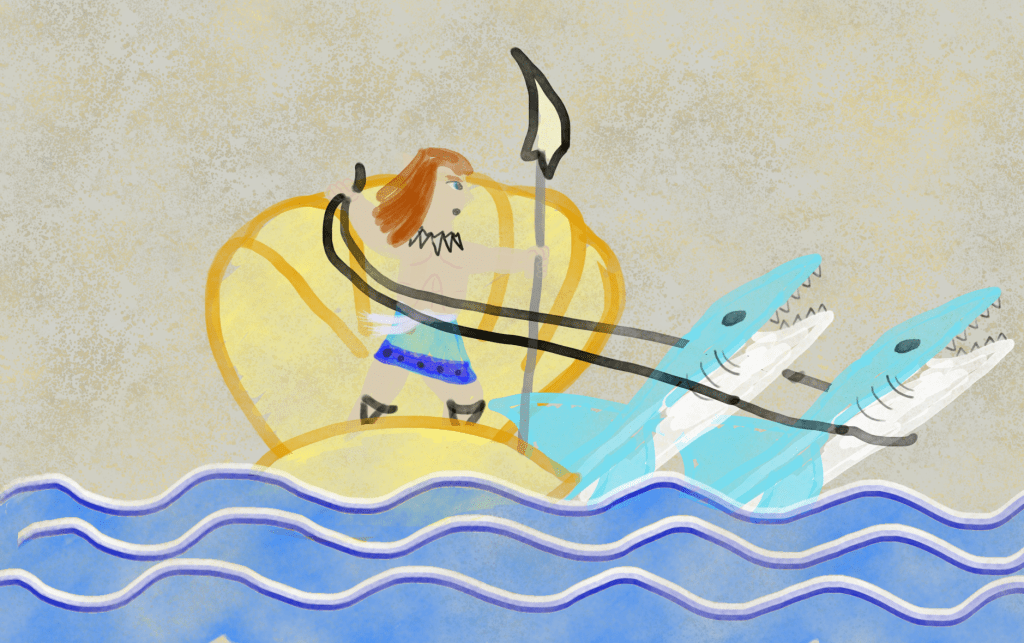 Art of the god Aivas.