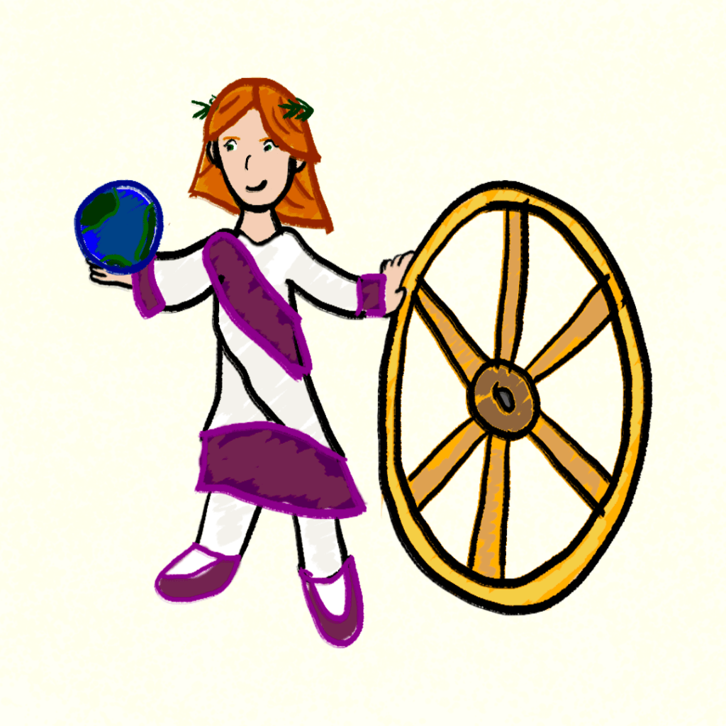 Art of the goddess Anassa.