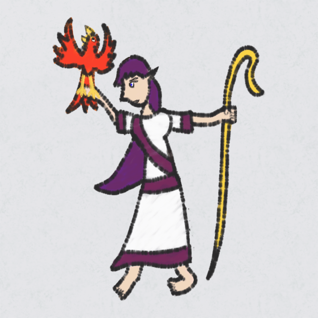 Art of the goddess Capitolina.