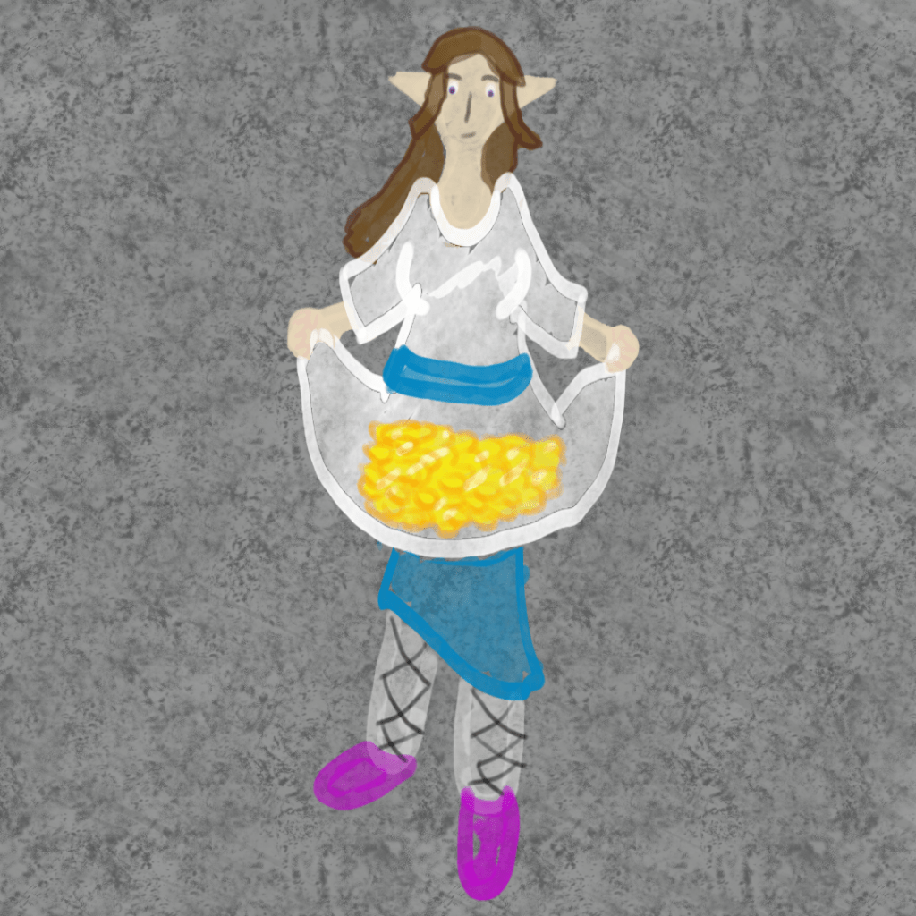 Art of the goddess Erha.