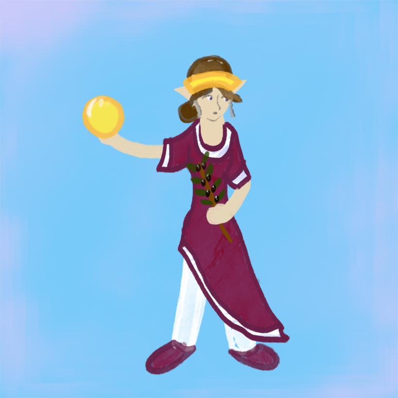 Art of the goddess Iona.