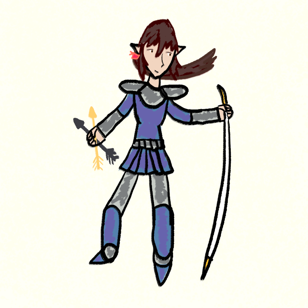 Art of the goddess Pherais.