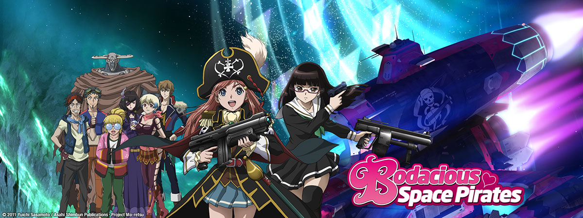 Key art from "Bodacious Space Pirates."