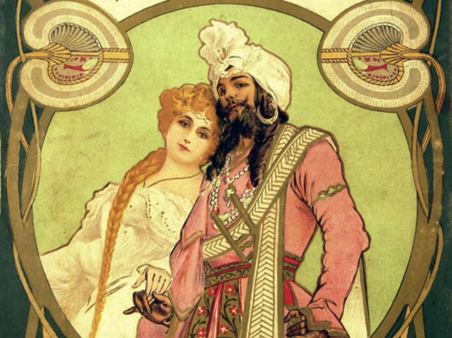 The cover of the first Sandokan novel.