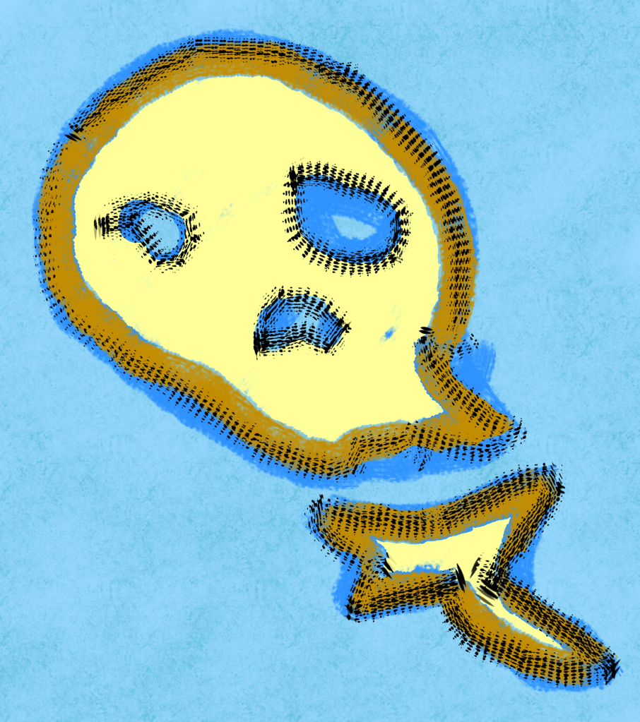 A drawing of Roger Island.