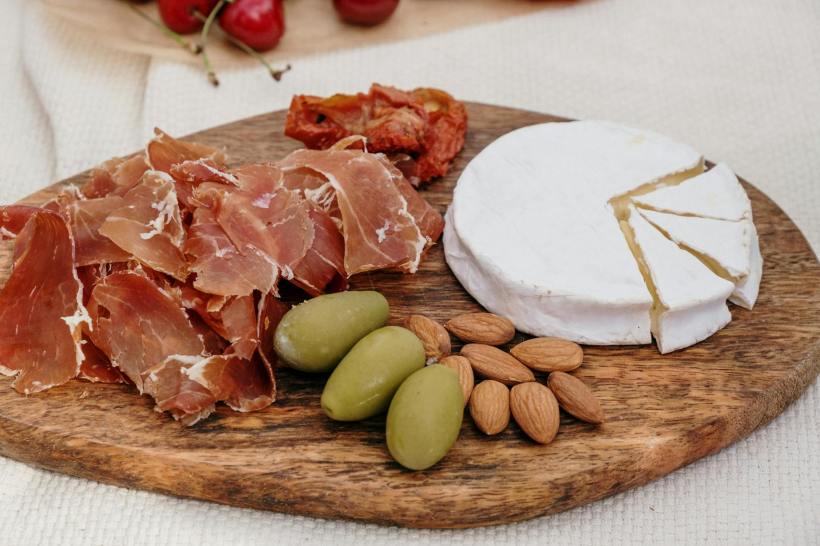 A charcuterie board.