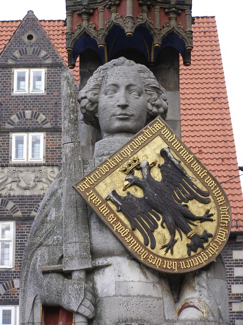 The statue of Roland in Bremen.