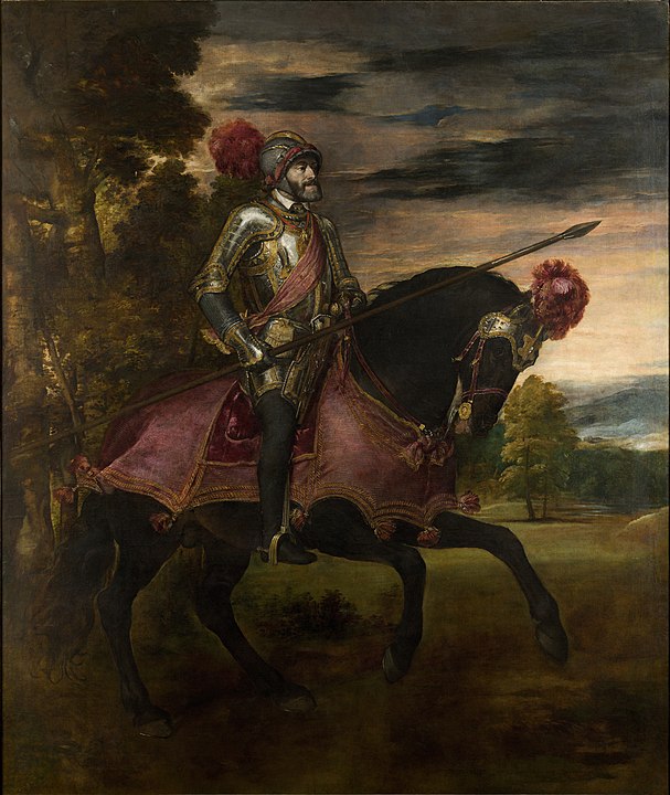 Titian's portrait of Emperor Charles V.
