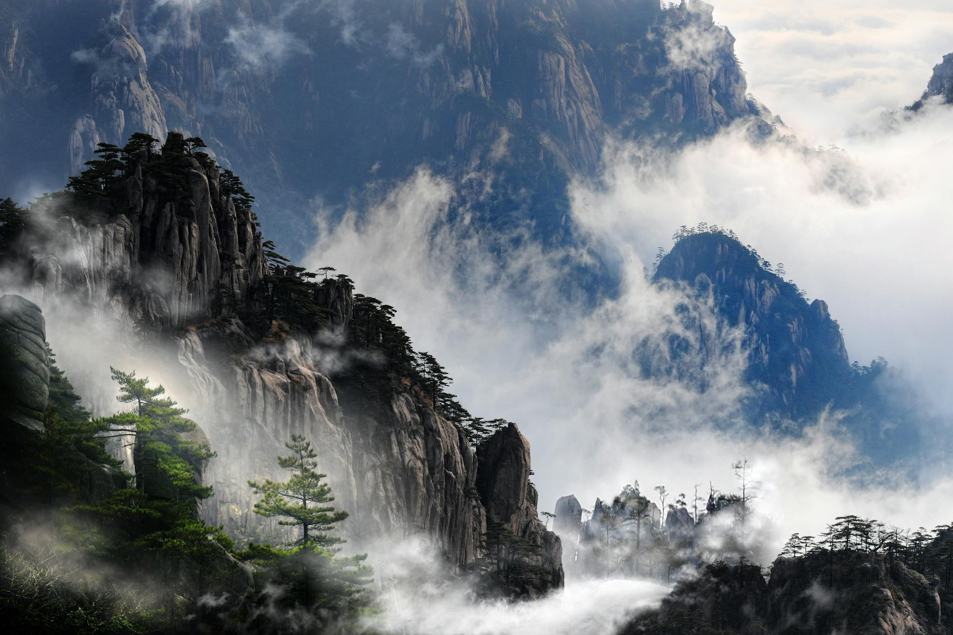 A photo of a Chinese landscape.